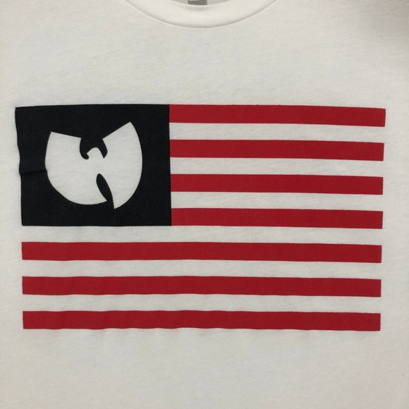 Next Level Apparel Other - Wu Tang Clan American Flag Next Level Apparel T Shirt Mens XL White